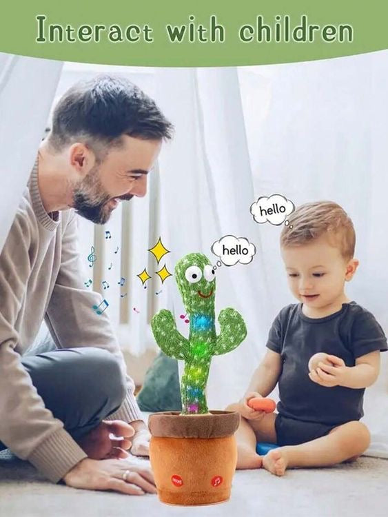 toy imagine rechargeable talking cactus toy for kids - MUSICAL DANCHING , SPEAKING CACTUS TOY FOR KIDS BABY