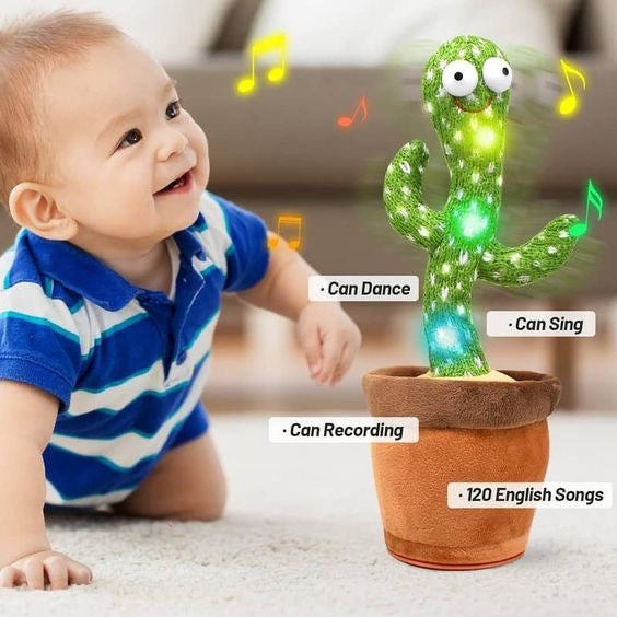 toy imagine rechargeable talking cactus toy for kids - MUSICAL DANCHING , SPEAKING CACTUS TOY FOR KIDS BABY